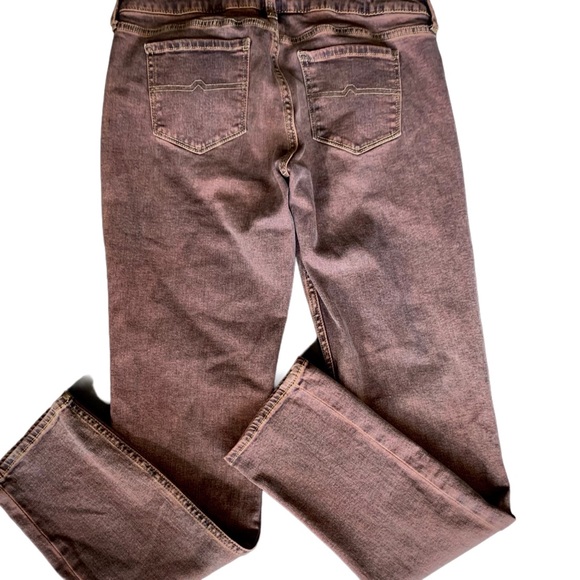 Arizona Jean Purple Acid Wash Skinny Jeans - Picture 2 of 4